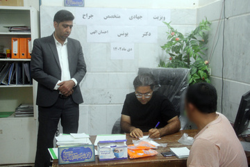 خدمت‌رسانی جهادی پزشک جراح عمومی در زندان زابل