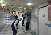 زندان های کرمانشاه با آذین بندی به استقبال جشن انقلاب رفتند