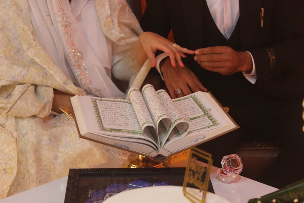 مراسم ازدواج در ماه مبارک رجب در زندان کاشان