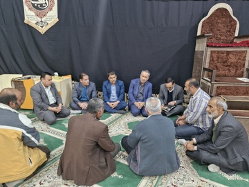 میز خدمت مدیرکل زندان‌های بوشهر در مسجد فاطمه زهرا سلام‌الله علیها برازجان