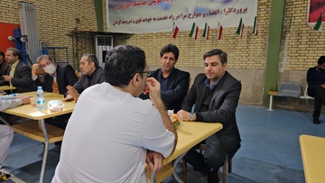 میز خدمت رییس کل دادگستری و ۸۱ نفر از مقامات قضایی و قضات شیراز در زندان عادل آباد