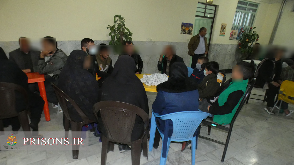 اعطاء ملاقات حضوری به خانواده‌های زندانیان در زندان یاسوج