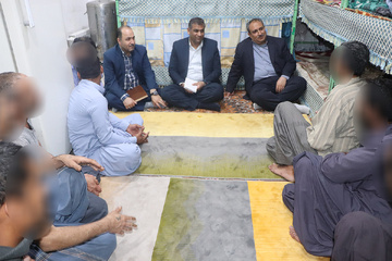 بازدید سرزده مدیرکل زندان‌های استان سیستان و بلوچستان از اداره زندان سراوان 