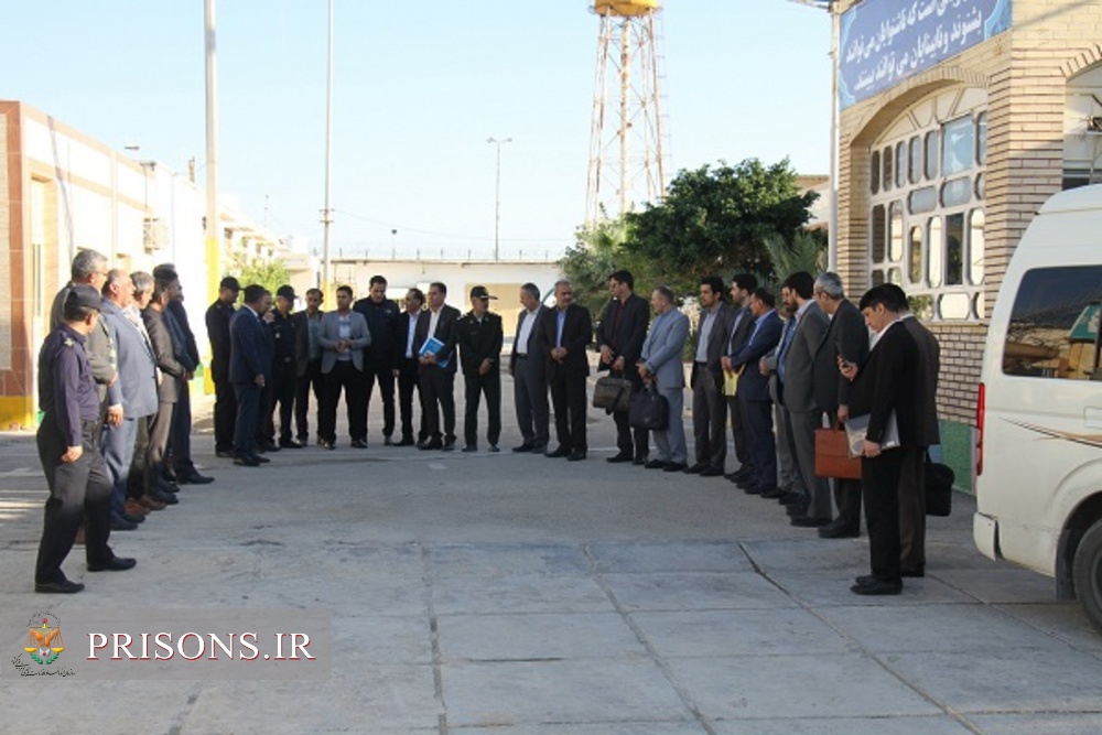 بازدید بازرسان سازمان زندان ها از اداره کل و زندان مرکزی بوشهر