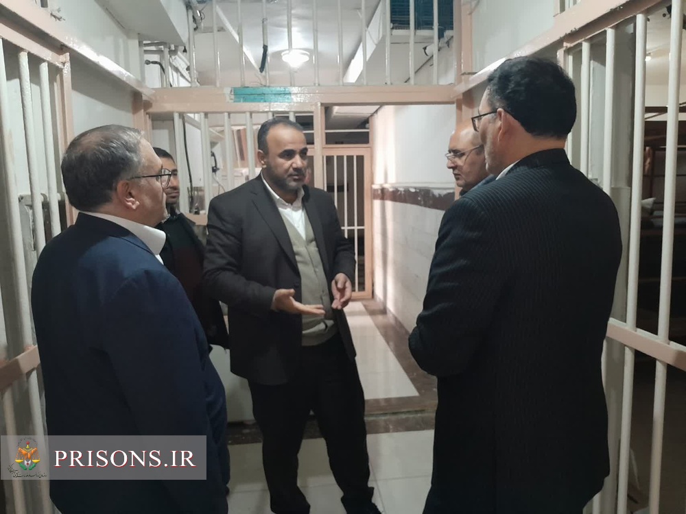 بازدید مدیرکل امور اقتصادی و دارایی آذربایجان‌شرقی از زندان اهر