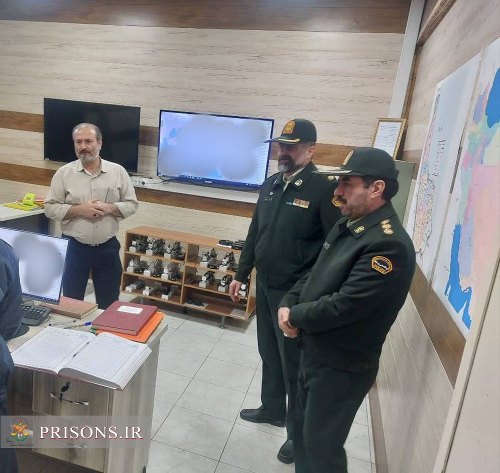  فرمانده یگان حفاظت سازمان زندان‌های کشور از زندان ضیابر بازدید کرد 