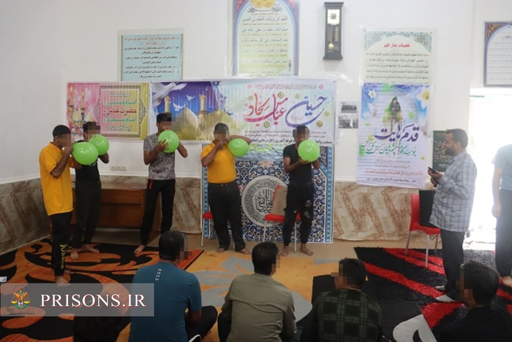اجرای جشن میلاد نور فاطمه حضرت مهدی موعود(عج) در اردوگاه حرفه آموزی بوشهر