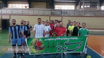 مسابقات فوتسال ویژه کارکنان و سربازان زندان روبار برگزار شد 
