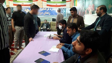 کارکنان و زندانیان استان خوزستاندر انتخابات شرکت کردند