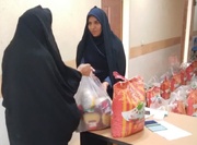 اهداء 60 بسته معیشتی به خانواده زندانیان یزد