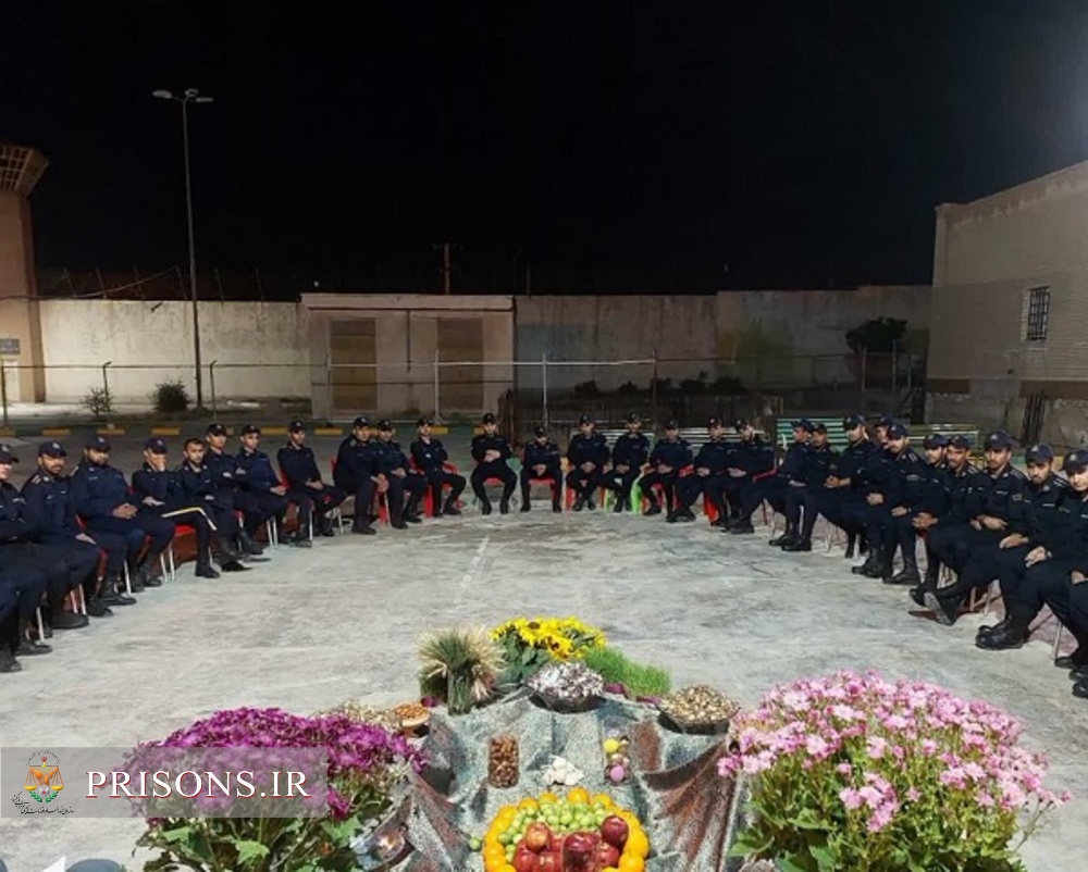 برپای سفره هفت سین سربازان وظیفه زندان دشتستان در نوروز و سال نو