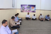 جمع‌خوانی قرآن کریم در محفل کارکنان زندان دشتستان در ماه مبارک رمضان