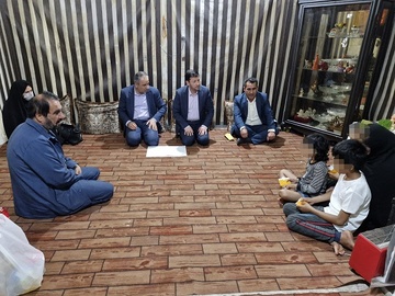دیدار و سرکشی نوروزی رئیس‌کل دادگستری و مدیرکل زندان‌های بوشهر با خانواده‌های زندانیان
