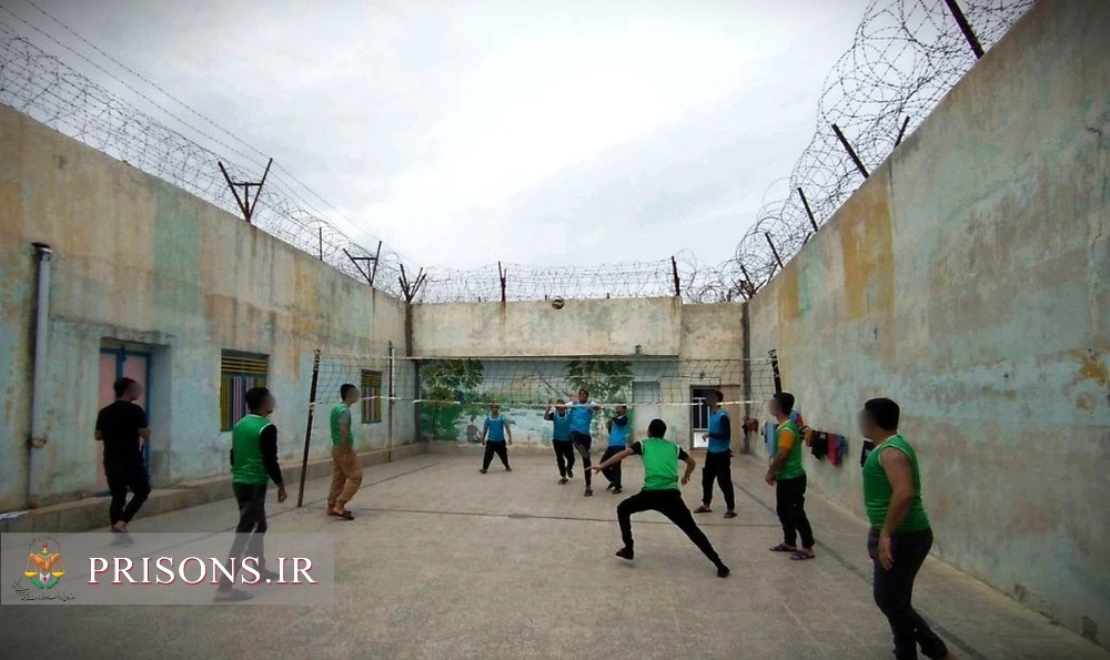 مسابقات ورزشی زندانیان استان ایلام در ایام نوروز