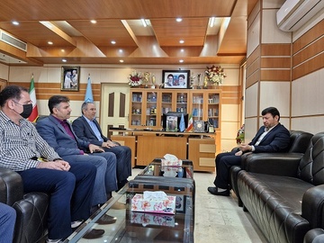 دیدار مدیر کل زندان های بوشهر با رئیس کل دادگستری استان