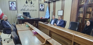 دیدار مدیر کل زندان های بوشهر با دادستان عمومی وانقلاب  مرکز استان