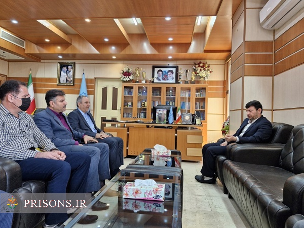 مدیرکل زندان‌های بوشهر با رئیس‌کل دادگستری استان دیدار کرد
