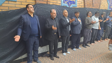 عزاداری مددجویان زندان های استان آذربایجان غربی در سوگ شهادت حضرت علی(ع)