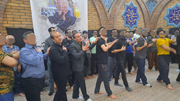 عزاداری مددجویان زندان های استان آذربایجان غربی در سوگ شهادت حضرت علی(ع)