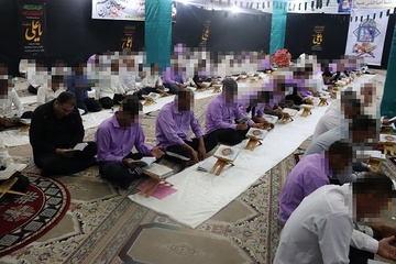 شب زنده‌داری کارکنان و زندانیان دشتستان در شب ۲۳ ماه مبارک رمضان