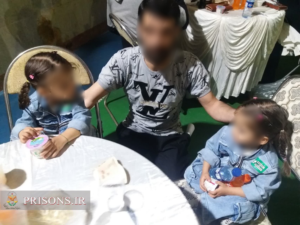 ضیافت افطاری خانوادگی مددجویان زندان مرکزی سنندج