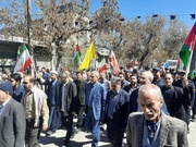 حضور کارکنان زندان‌های استان همدان در راهپیمایی روز جهانی قدس