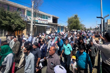 راهپیمایی روز قدس شهرستان منوجان