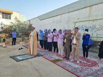 نماز عید سعید فطر در کانون اصلاح وتربیت بوشهر برگزار شد