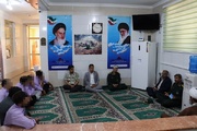 برگزاری جلسه تشریح و تبیین عملیات «وعده صادق» در زندان نظامیان استان بوشهر