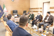 دیدار مدیرکل زندانهای استان همدان با رئیس و دادستان قضایی نیروهای مسلح استان