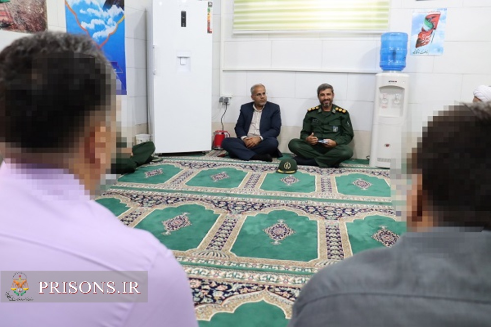 برگزاری جلسه تشریح و تبیین عملیات <وعده صادق> در زندان نظامیان استان بوشهر