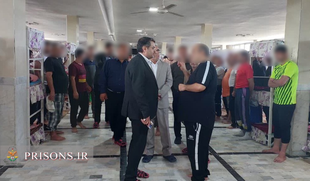 بازدید مدیرکل زندان‌های مازندران از ندامتگاه محکومین مواد مخدر