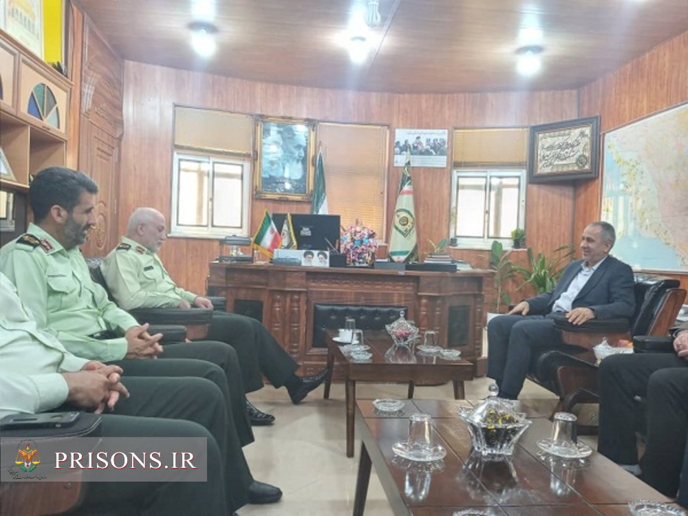 دیدار تعاملی مدیرکل زندان‌های بوشهر با فرمانده انتظامی استان