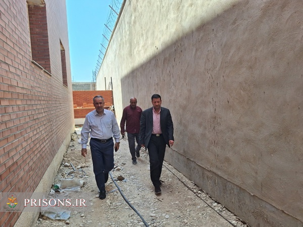 بازدید رئیس کل دادگستری استان بوشهر از پروژه زندان جدید الاحداث گناوه