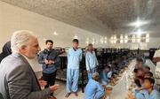 بازدید رئیس سازمان زندان‌ها از مرکز نگهداری معتادان متجاهر
