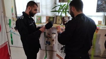 برگزاری نمایشگاه مجموعه آثار شهید مطهری در اردوگاه حرفه‌آموزی کرج