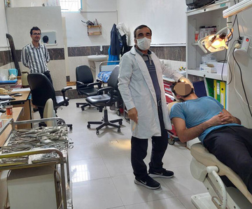 اردوی درمانی دندانپزشکان جهادی در زندان سلماس