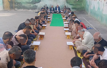 محفل انس با قرآن در بازداشتگاه شهرستان اشنویه