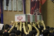 وداع با پیکر مطهر شهید گمنام در کانون اصلاح و تربیت تهران