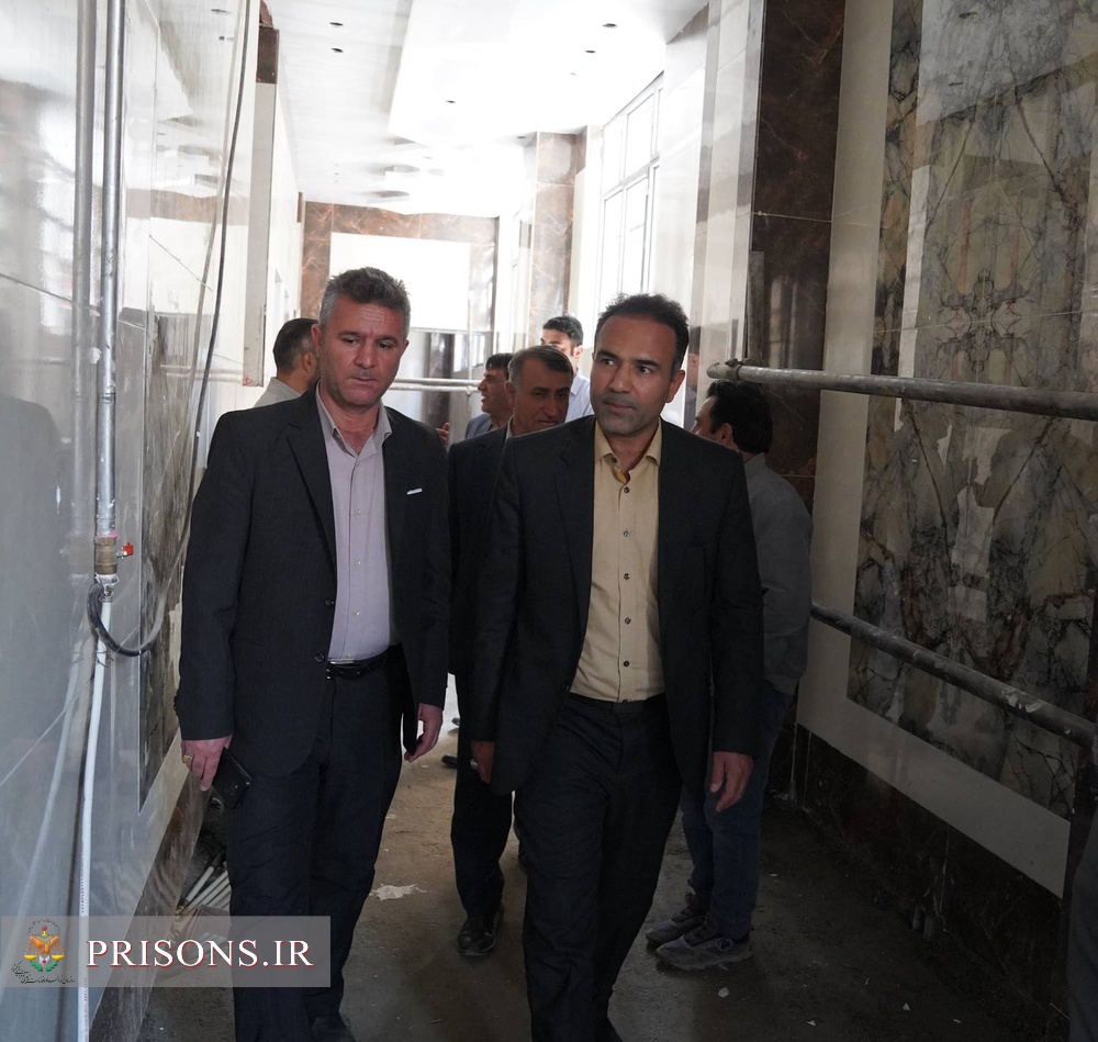 پیشرفت ۹۰ درصدی پروژه توسعه ساختمان زندان سقز