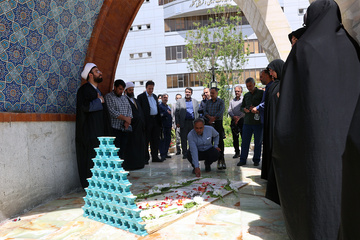 مراسم گرامیداشت هفتمین روز خاکسپاری پیکر مطهر شهید خوشنام دفاع مقدس در سازمان زندان‌ها