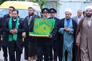 زندان مرکزی قزوین میزبان پرچم متبرک حرم رضوی شد
