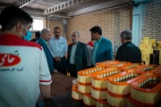 بازدید بازرسان بنیاد تعاون زندانیان از کارگاه‌های زندان مرکزی کرمان