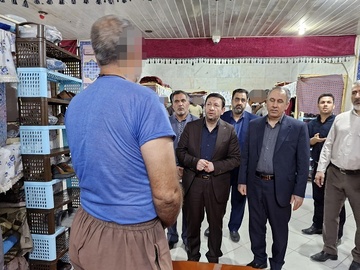 بازدید رئیس کل دادگستری استان از زندان مرکزی بوشهر