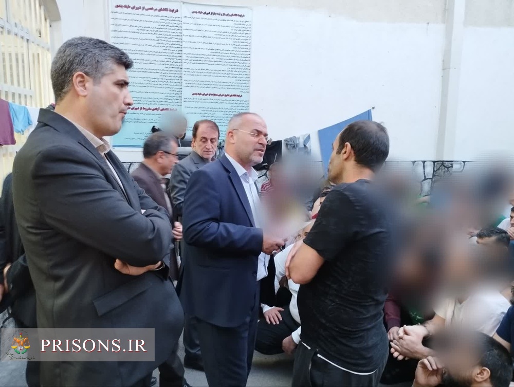بازدیدشبانه مدیر کل زندانهای استان آذربایجان شرقی از  زندان  میانه
