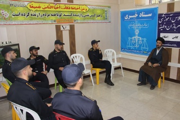 برگزاری کلاس‌های احکام و اخلاق ویژه سربازان وظیفه بازداشتگاه همدان