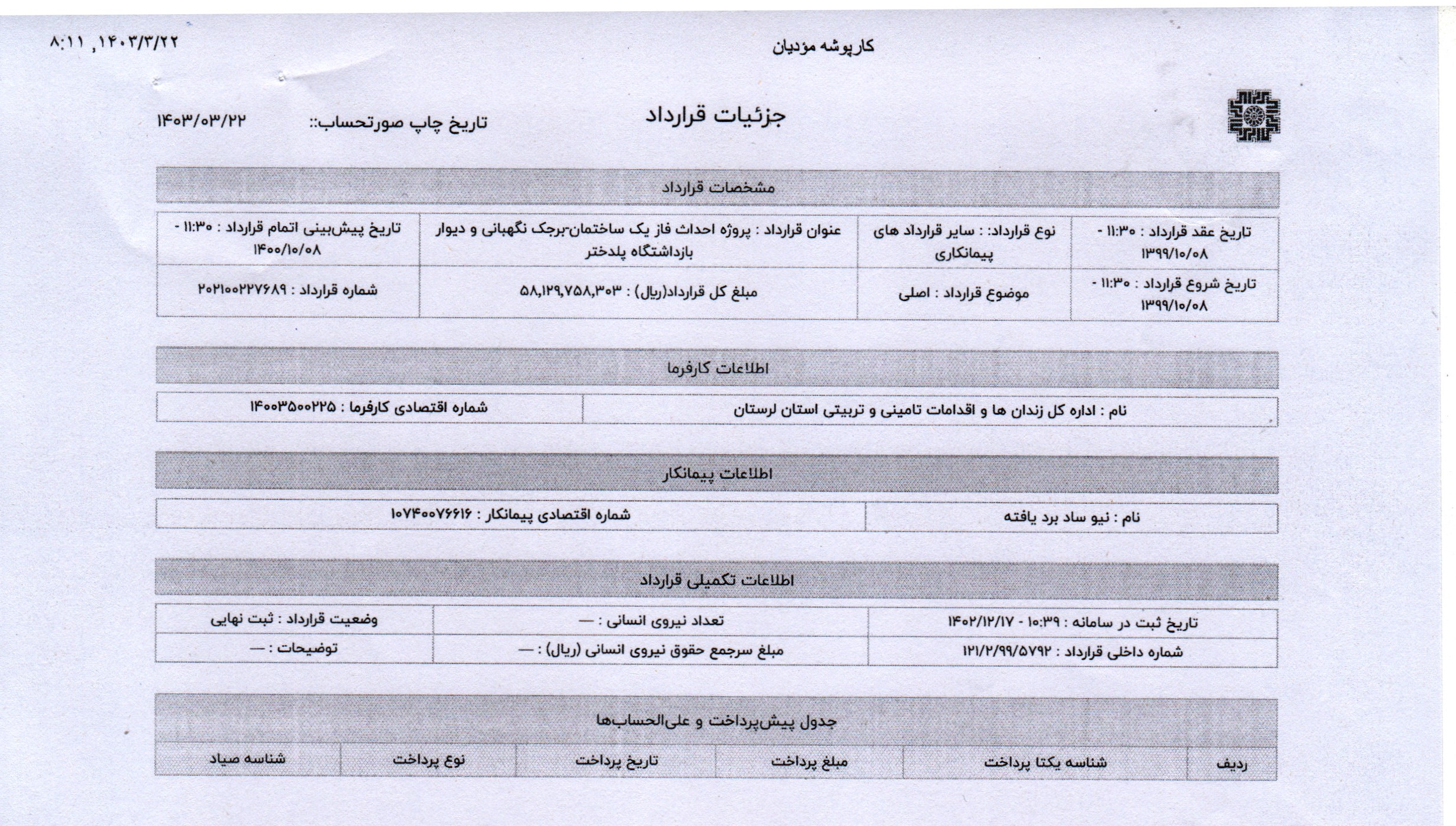 سامانه شفافیت (استان لرستان)