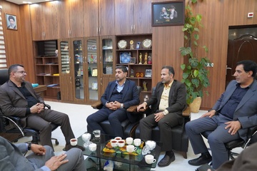 دیدار مدیرکل دیوان محاسبات و مدیرکل زندان‌های استان کردستان با فرماندار شهرستان سقز
