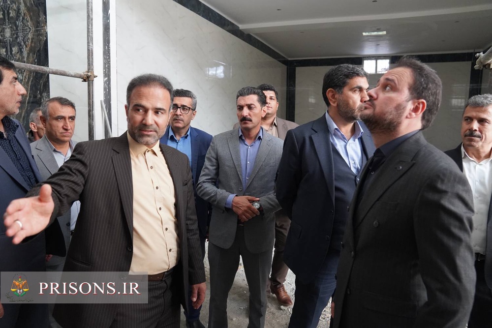 دیدار مدیرکل دیوان محاسبات و مدیرکل زندانهای استان کردستان با فرماندار بانه و بازدید جمعی از زندان بانه