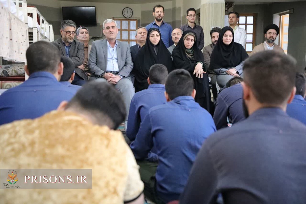 دیدار مدیران‌کل زندان‌ها و کانون پرورش فکری استان همدان در کانون اصلاح و تربیت
